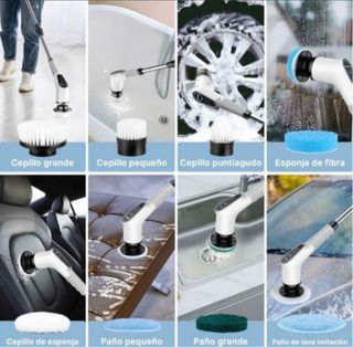 Cepillo Eléctrico Limpieza Extensible Nuevo