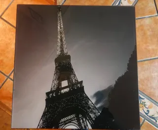 Mesa auxiliar cristal Torre Eiffel