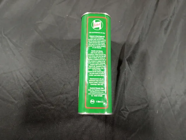 Lata Aceite Castrol XL 1L Vacía Decorativa