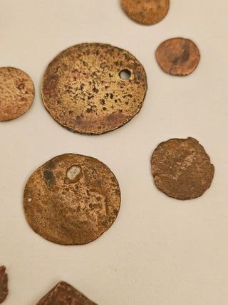 Lotto di monete romane in bronzo e rame