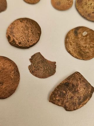 Lotto di monete romane in bronzo e rame
