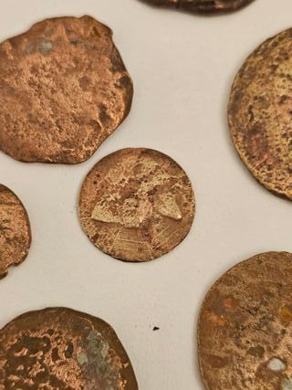 Lotto di monete romane in bronzo e rame