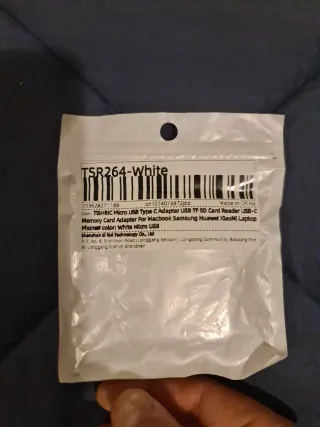 Adaptador USB Mini 2.0 a Lector de Tarjetas