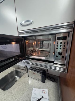 Microondas Balay Integrable Grill Acero Inox