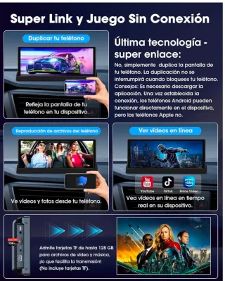 Pantalla Carplay Android Auto