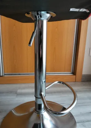 Taburete Cocina Rojo Tapizado