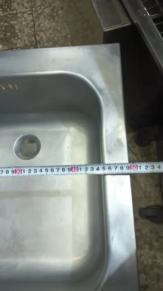 Fregadero Inox 1 Seno con Patas