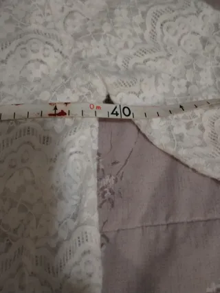 Camisa de encaje blanca