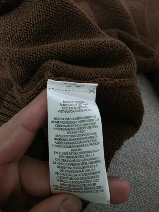 Polo Ralph Lauren Jersey Marrón Punto Fino