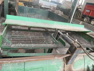 Barredora, criba y plataforma