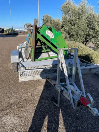 Barredora, criba y plataforma