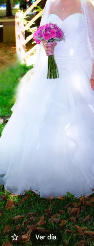 Vestido de Novia Blanco de Rosa Clará