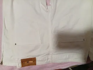 3 Pantalones Blancos Talla 38 Mango/Zara