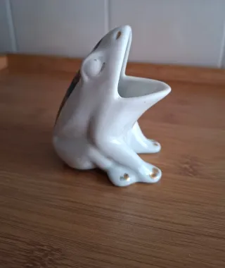 RANA PALILLERO VINTAGE PORCELANA