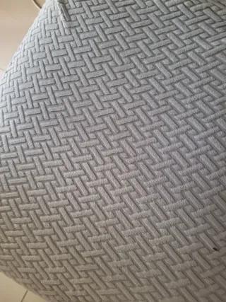 6 sillas con fundas de tela