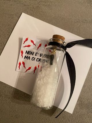 Bomboniera cornetto sale e cornetto portafortuna