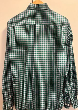 Camisa El Ganso cuadros verde Talla S