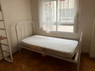 Somier de forja blanco