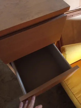 2 Mesitas de Noche Ikea Madera