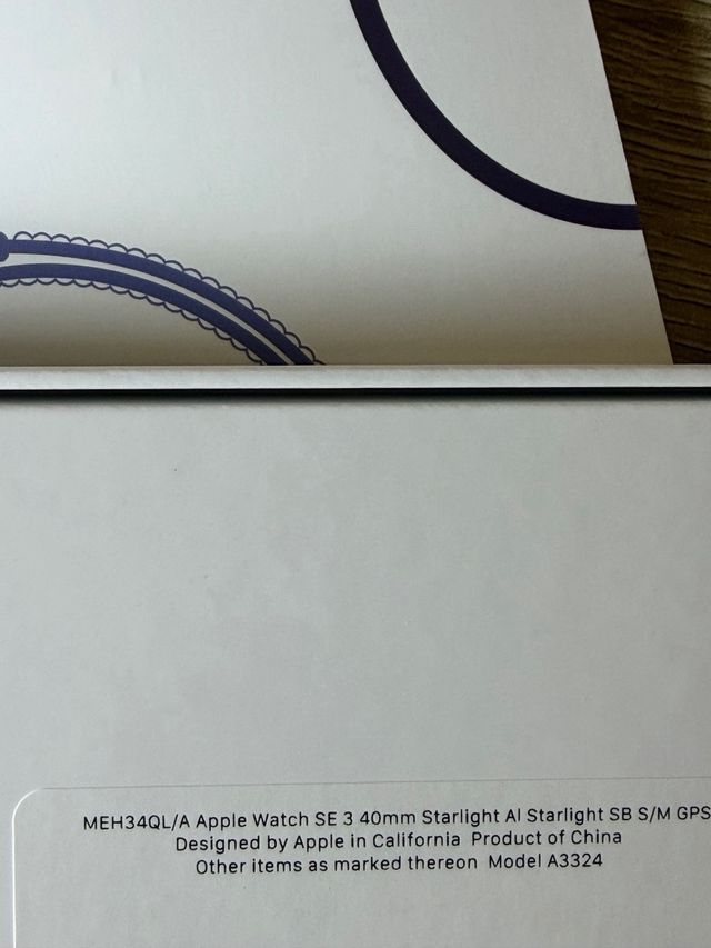 Apple Watch SE 3 40mm Starlight