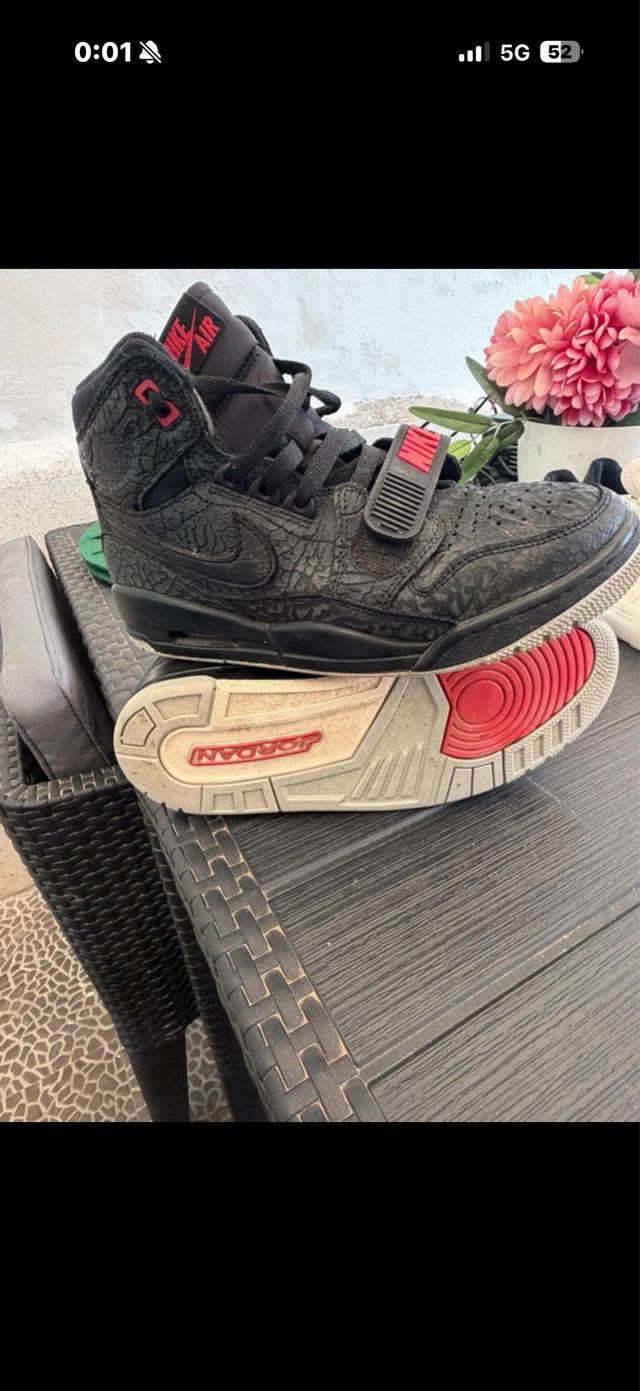 Nike Jordan Legacy 312 Negro/Rojo