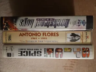 Lote 3 VHS Pop: Backstreet Boys, Antonio Flores, S