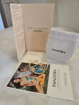 Pulsera Pandora Dorada Bolitas