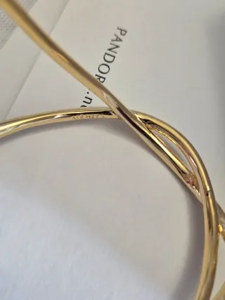 Pulsera Pandora Dorada Bolitas