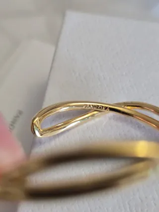 Pulsera Pandora Dorada Bolitas