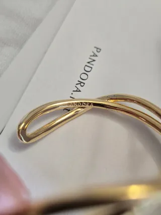 Pulsera Pandora Dorada Bolitas