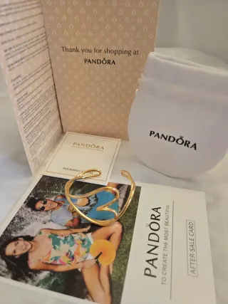 Pulsera Pandora Dorada Bolitas