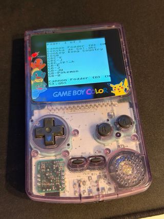 Game Boy Color IPS + Everdrive Clon