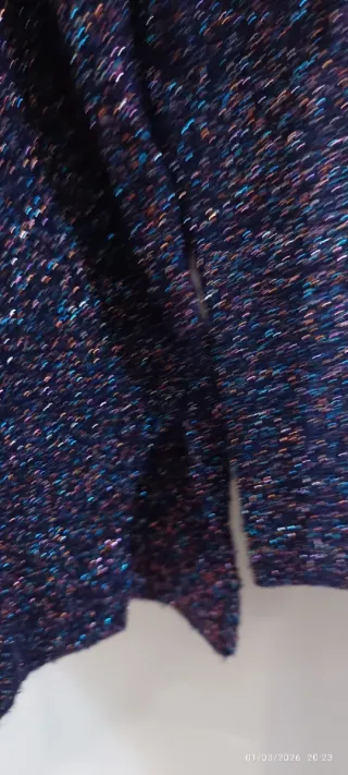 Jersey Zara azul con brillos