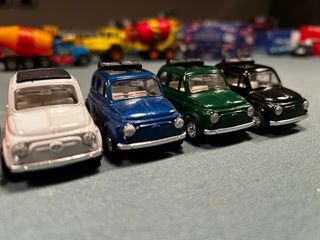 Lotto 6 modellini Fiat 500