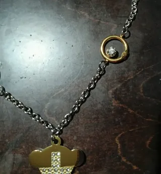 Conjunto Tous: Collar y Pendientes Bicolor