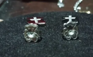 Conjunto Tous: Collar y Pendientes Bicolor