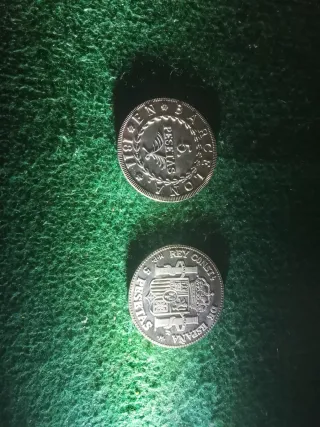 2 Monedas Plata España Alfonso XIII 1889