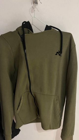 Chaqueta Le Coq Sportif Verde Militar