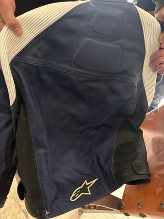 Chaqueta Moto Alpinestars Negra y Azul
