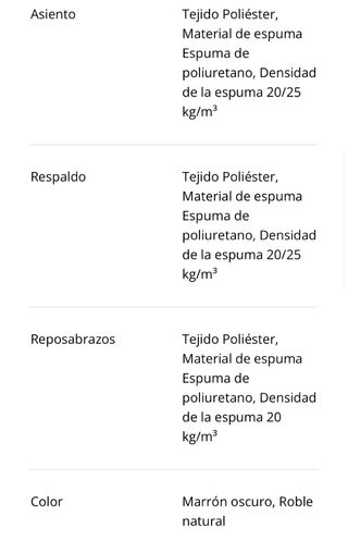 Sofá MAGLEBY JYSK 2,5 plazas tela marrón oscuro