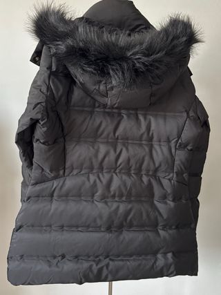 Chaqueta Zara Plumas Negra Talla XL