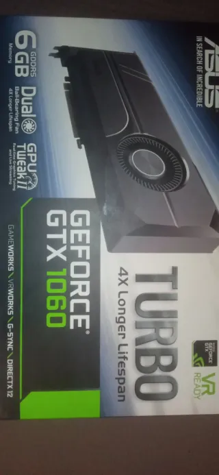 ASUS GeForce GTX 1060 6GB TURBO
