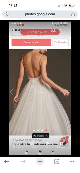 Vestido de Novia Pronovias Talla 38-40