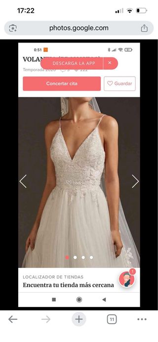 Vestido de Novia Pronovias Talla 38-40