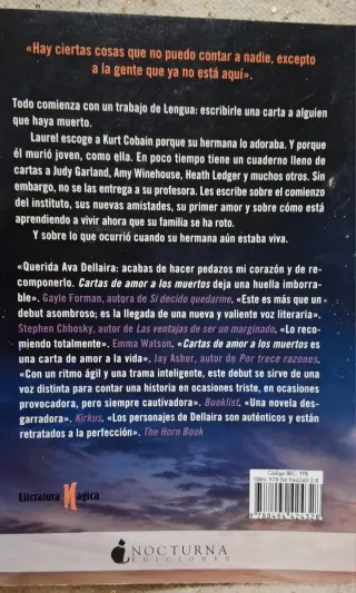 Cartas de amor a los muertos (Literatura Mágica...