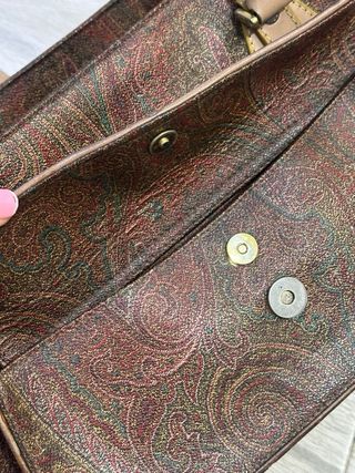 Borsa Etro Vintage Paisley Marrone Multicolore