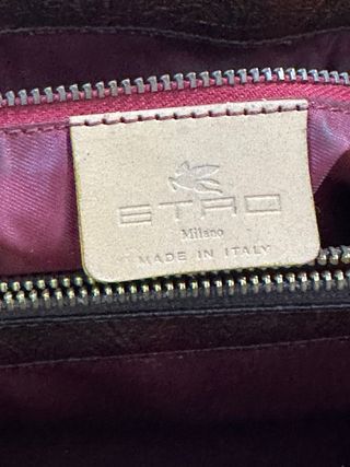 Borsa Etro Vintage Paisley Marrone Multicolore