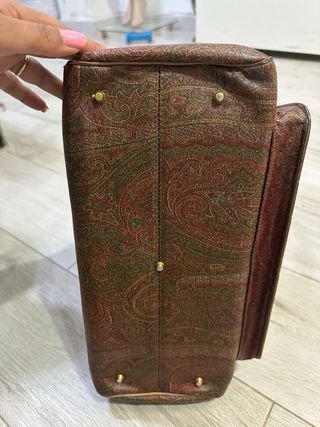 Borsa Etro Vintage Paisley Marrone Multicolore