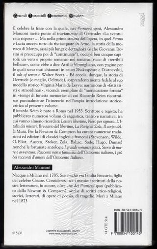 A.Manzoni LA MONACA DI MONZA dal «Fermo e Lucia»