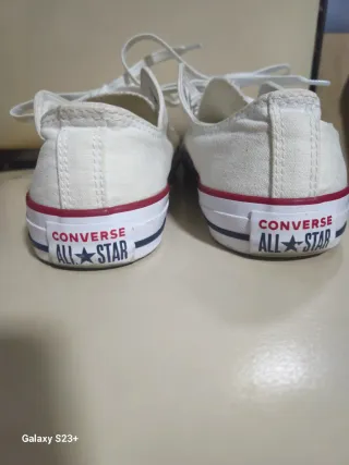 Converse All Star Blancas Talla 39